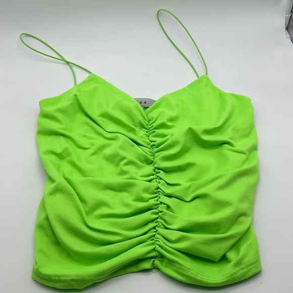 gaze Tops - Neon, green  tank top